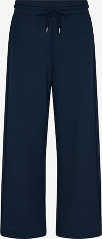 Soyaconcept Wide Leg Housut 'Banu 33' värissä sininen: etupuoli