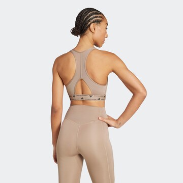ADIDAS PERFORMANCE Bralette Sports Bra in Beige