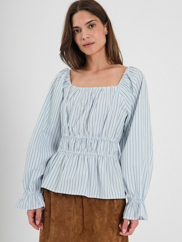 NORR Top ' Alva ' in Blau: Vorderseite