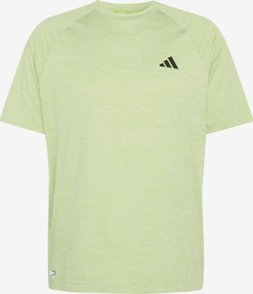 ADIDAS PERFORMANCE Performance Shirt 'TECHESS' in Yellow: front