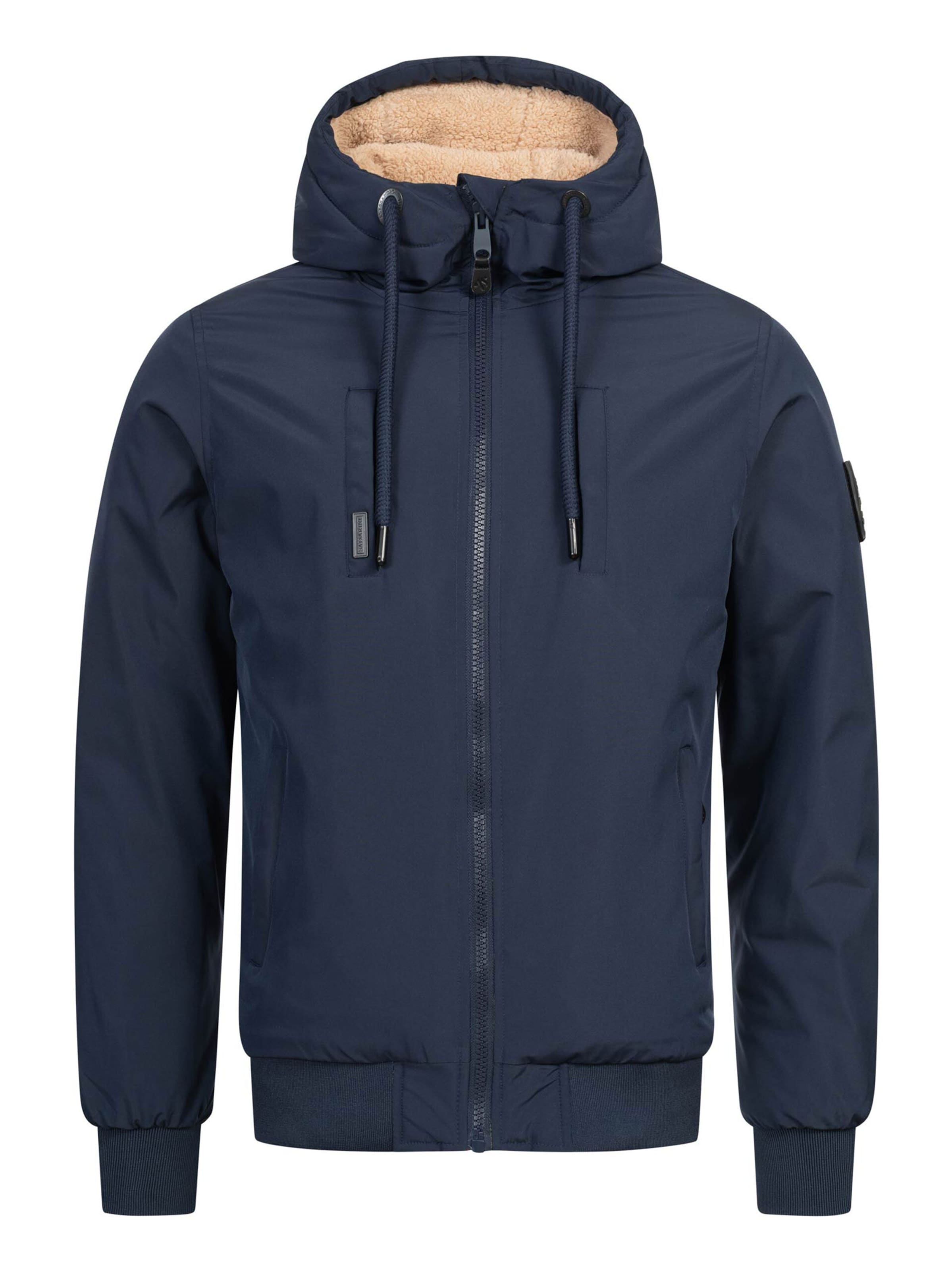 Alessandro Salvarini Winter Jacket 'AS431' in Blue: front