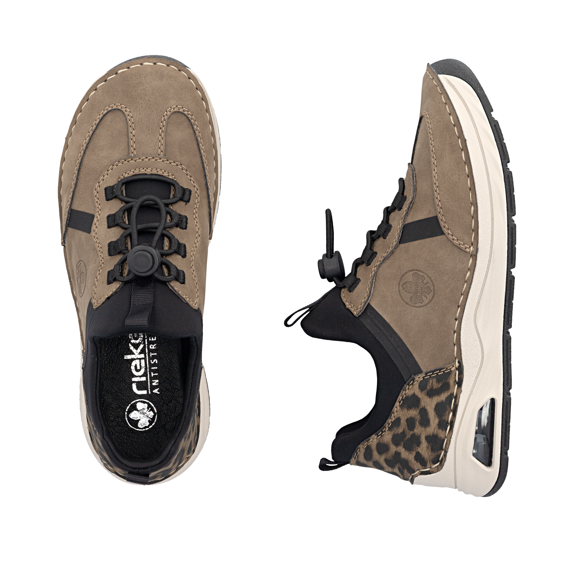 Slip on Rieker en marron