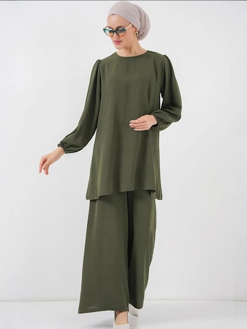 Bigdart - Calças de fato em verde