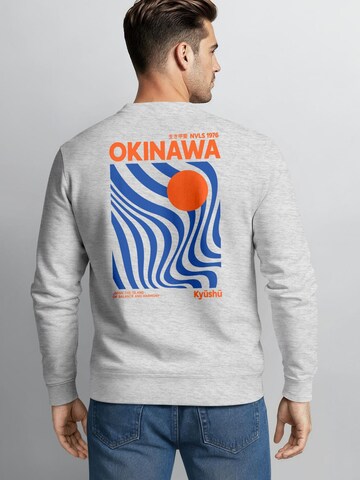 Neverless Sweatshirt 'Okinawa' in Grey
