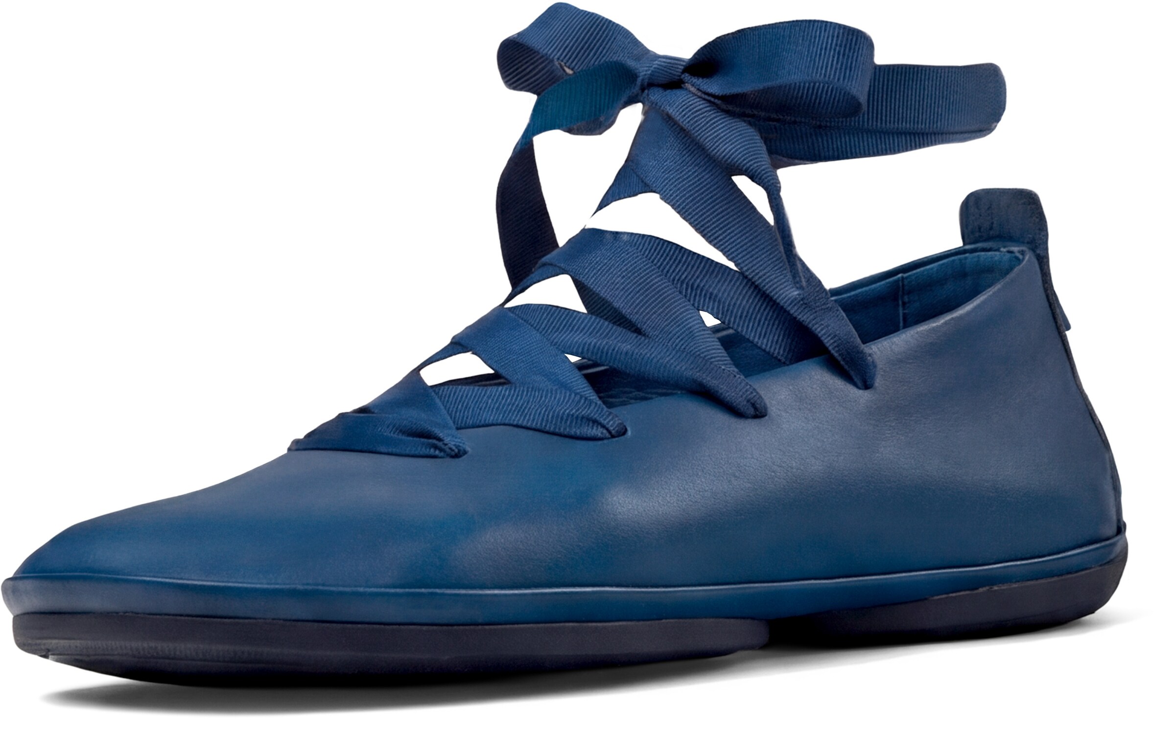 CAMPER Strap ballerina 'Right Nina' in Blue: front