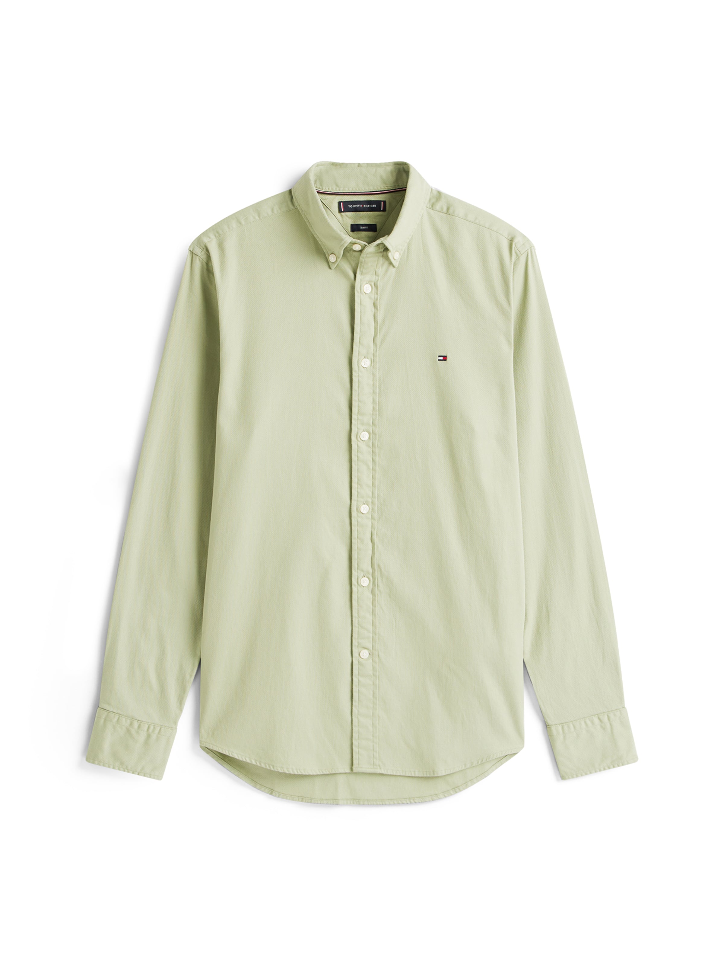 TOMMY HILFIGER - Camisa en verde: frente
