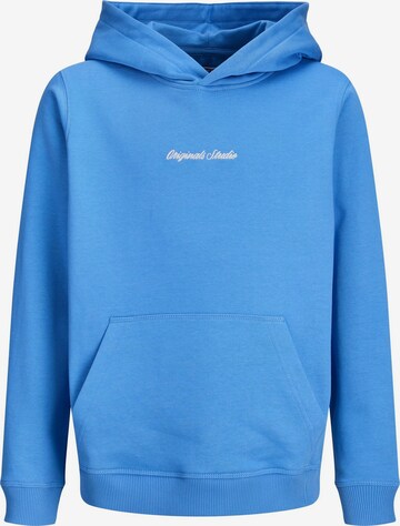 Jack & Jones Junior Sweatshirt 'JORNorrebro' in Blauw: voorkant