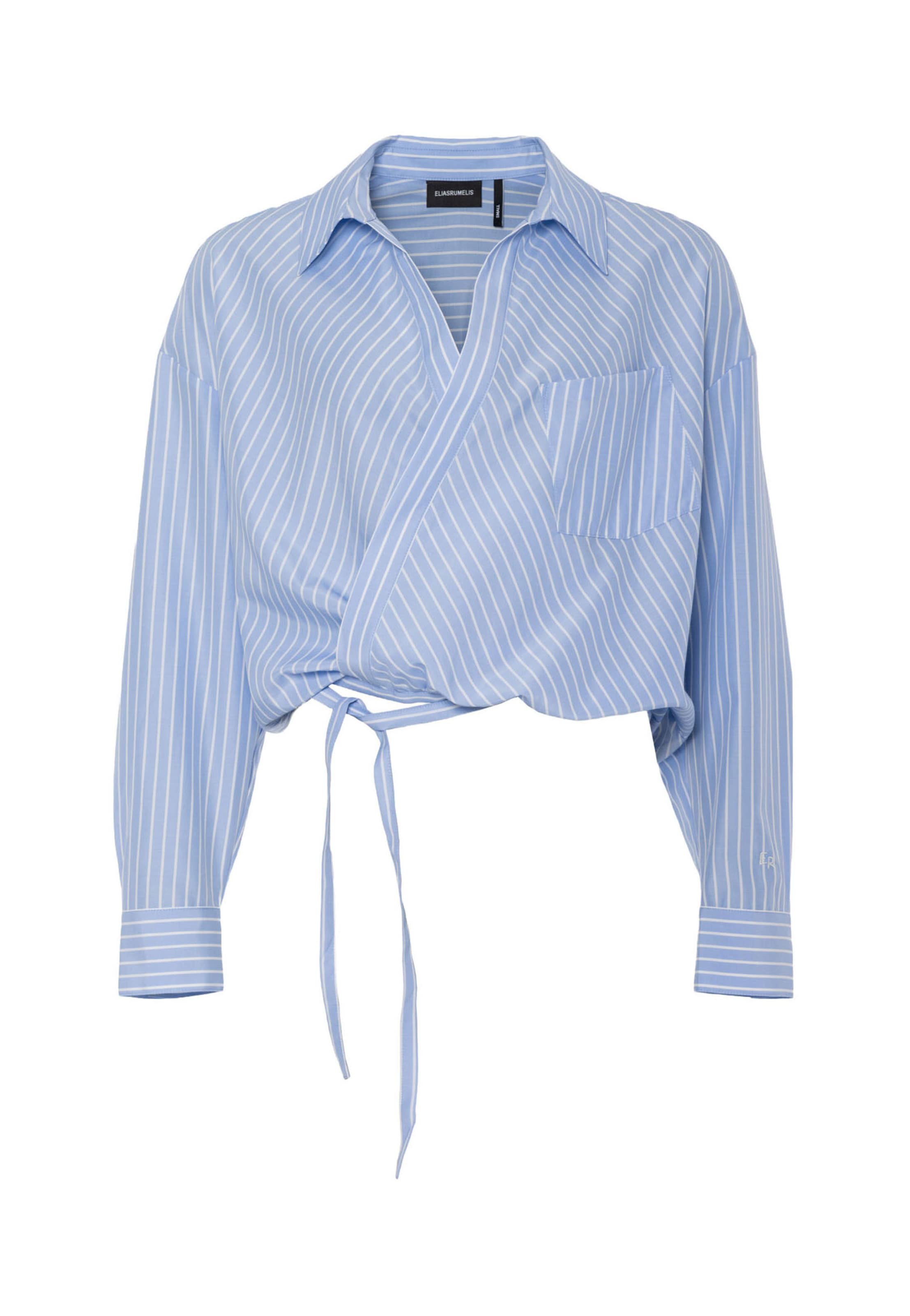 Elias Rumelis Blouse 'Saylor' in de kleur Lichtblauw / Wit, Productweergave