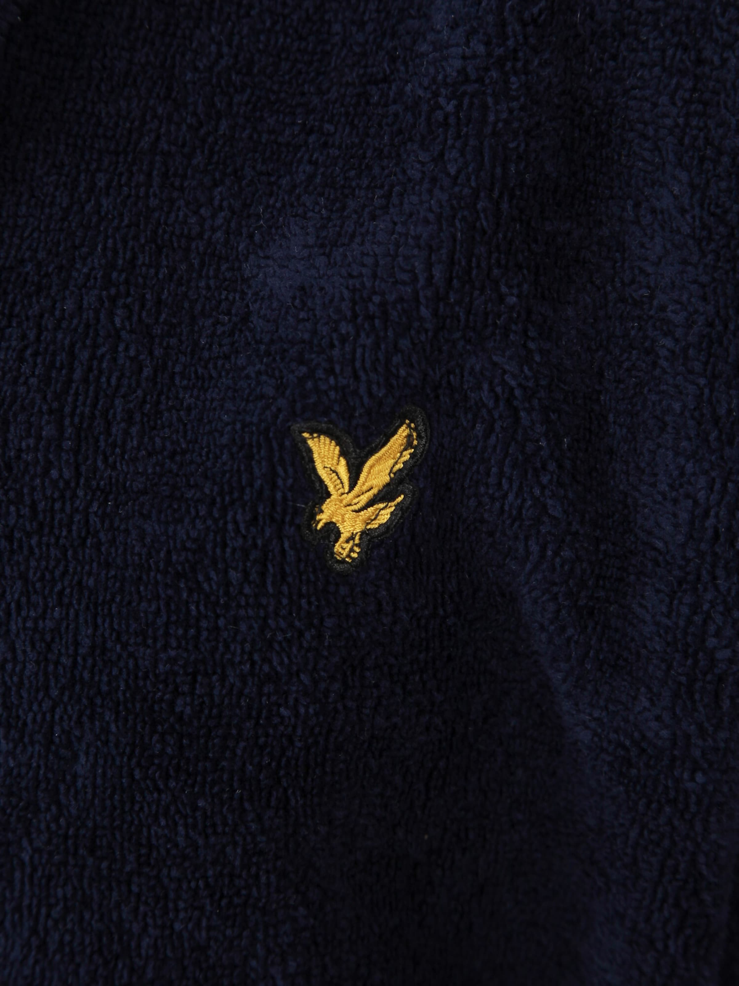 Lyle & Scott Badjas lang  'Lucas' in Blauw: voorkant