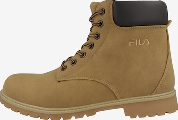 FILA - Botas com atacadores 'Maverick' em castanho: frente