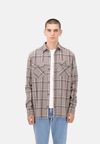 COLOURS & SONS Regular Fit Karohemd in Braun: Vorderseite
