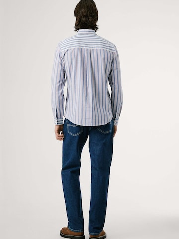 Pepe Jeans Regular fit Button Up Shirt 'Cleveland' in Blue