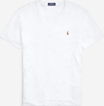 T-Shirt Polo Ralph Lauren en blanc : devant