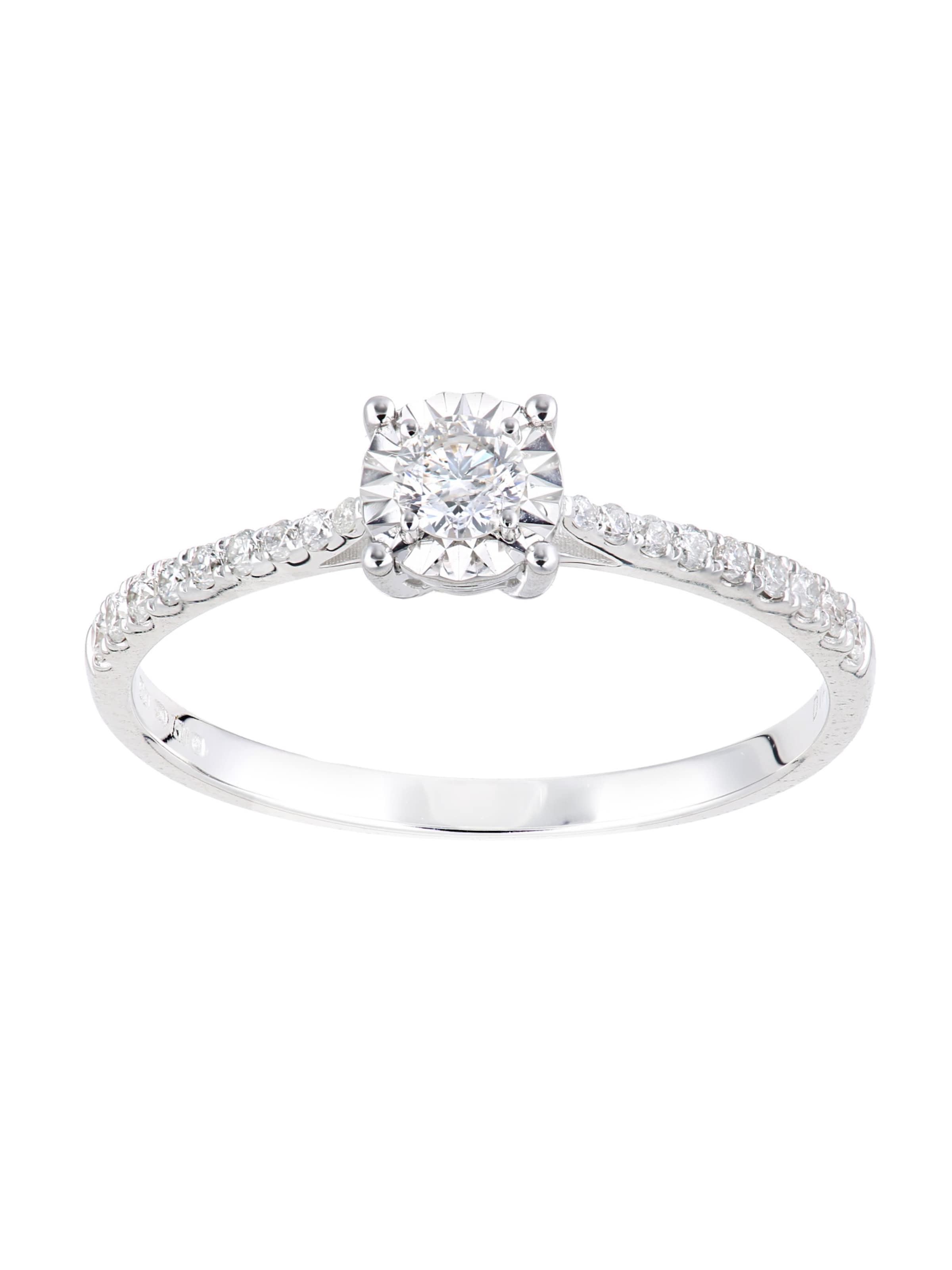 DIAMANT LETERNEL Ring in Silver: front