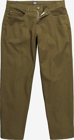 STHUGE Baggy Trousers in Brown: front