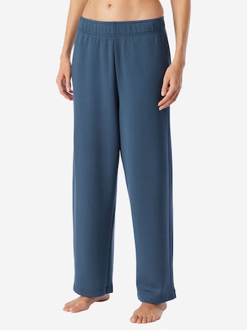 Pantalon de pyjama ' Mix Relax ' SCHIESSER en bleu : devant