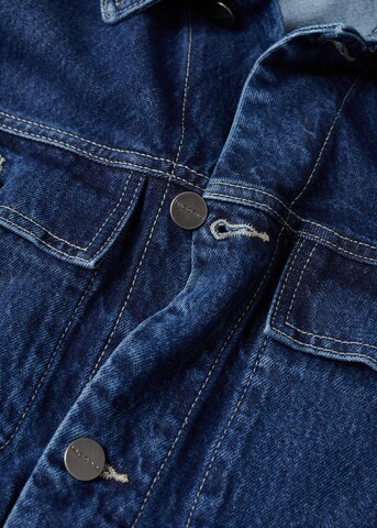 MANGO MAN Prehodna jakna 'hierro' | modra barva