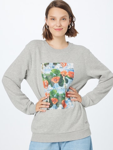 LOOKS by Wolfgang Joop Sweatshirt in Grijs: voorkant