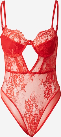 Nasty Gal - Body em vermelho: frente