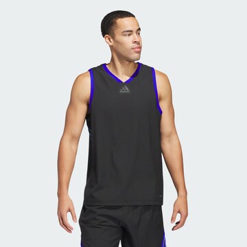 T-Shirt fonctionnel 'Crazy Lite' ADIDAS PERFORMANCE en noir : devant