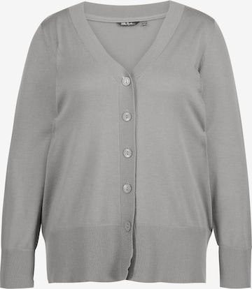 Ulla Popken Knit Cardigan in Grey: front