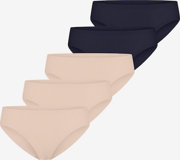 SCHIESSER Panty 'Invisible Light' in Blau: Vorderseite