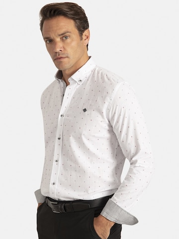 Sir Raymond Tailor Regular fit Button Up Shirt 'Browy' in White