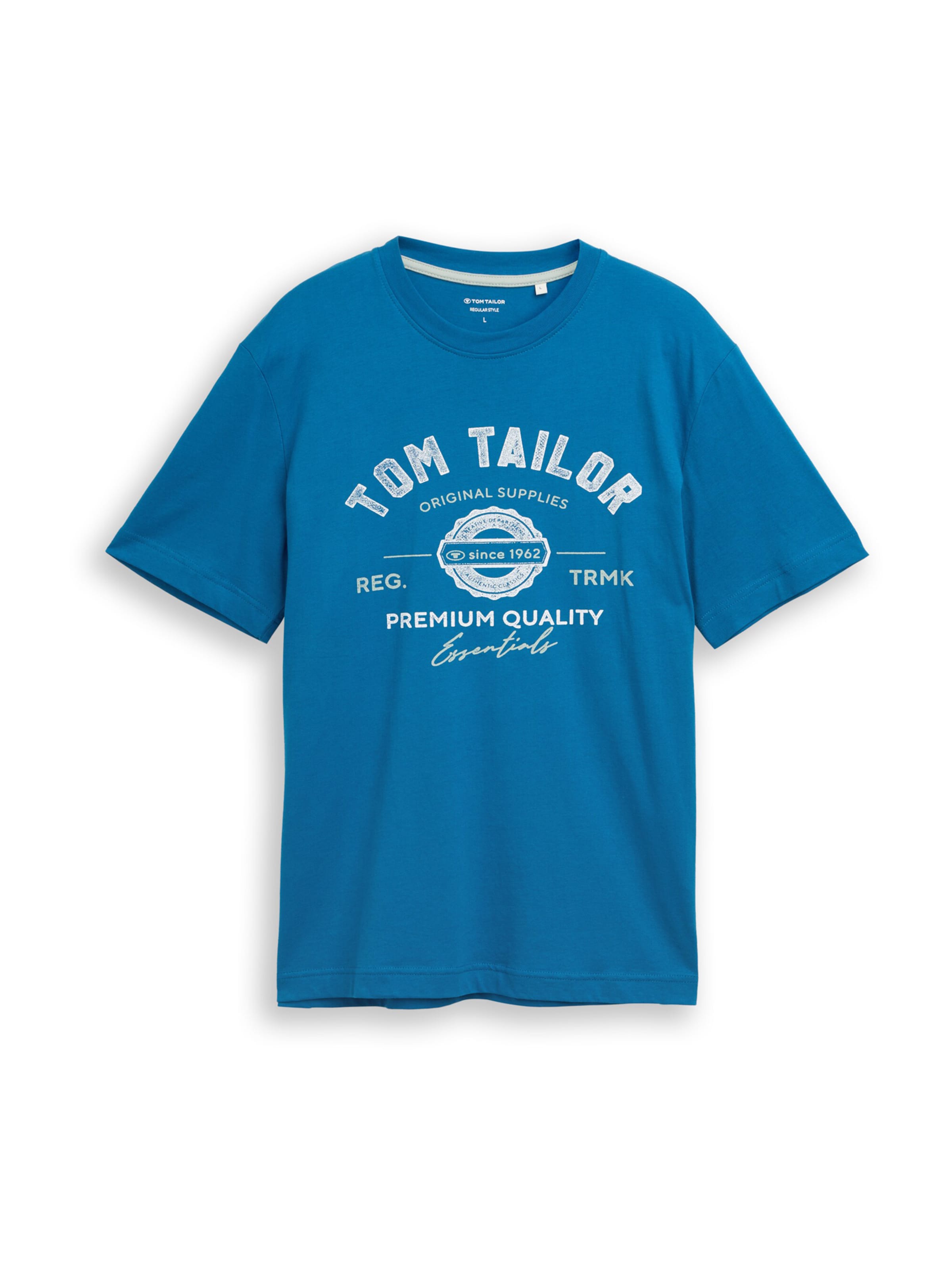 TOM TAILOR - Camiseta en azul: frente