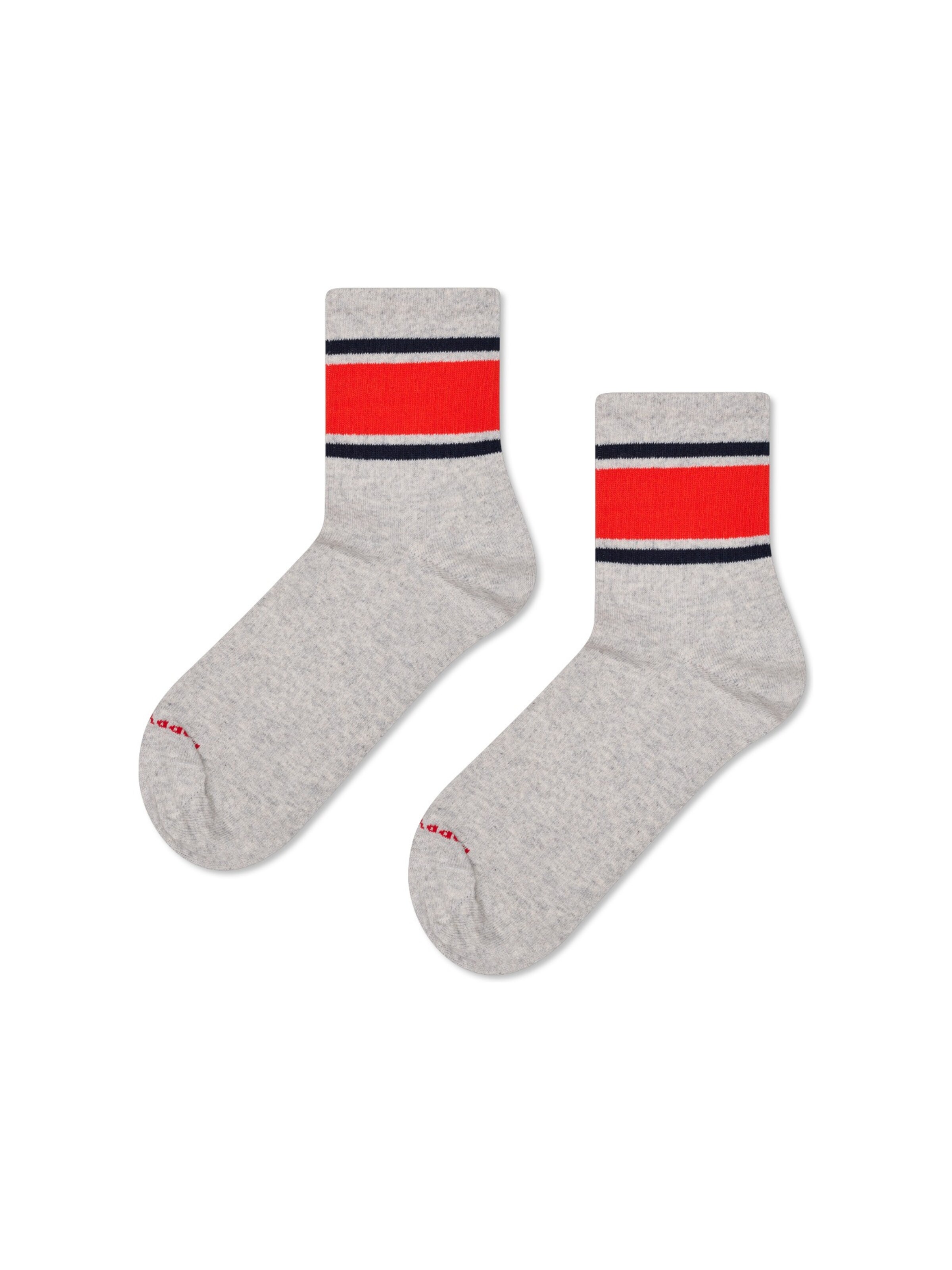 Happy Socks Socks '5-Pack Simple Stripe Short Crew Sock' in Black