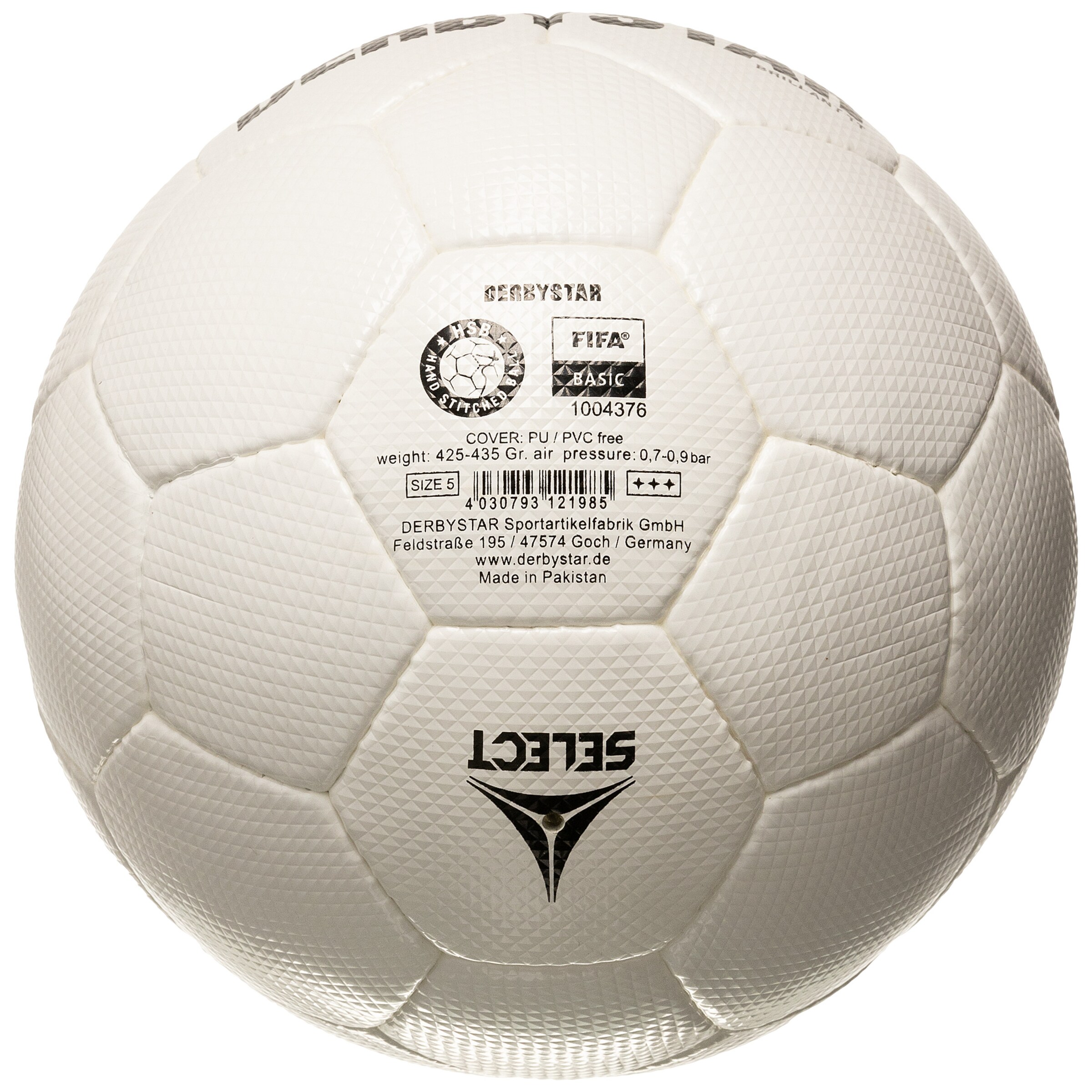 DERBYSTAR Ball 'Brillant TT Classic v22' in Weiß