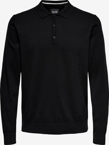 Only & Sons Pullover 'Christoph' in Schwarz: front