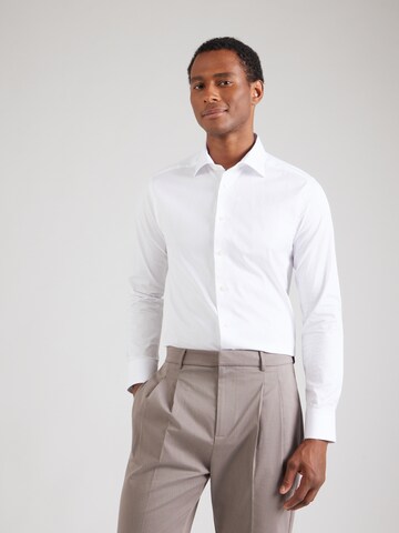 Slim fit Camicia business di ETON in bianco: frontale