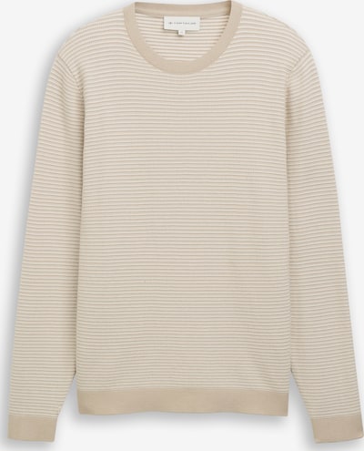 Megztinis iš TOM TAILOR, spalva – smėlio spalva / balta, Prekių apžvalga