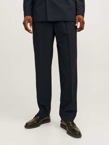 JACK & JONES Обычный Плиссированные брюки 'JPRBushwick Harry' в Черный: спереди