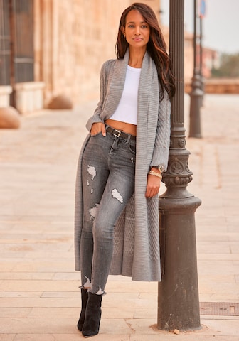 Cardigan LASCANA en gris : devant