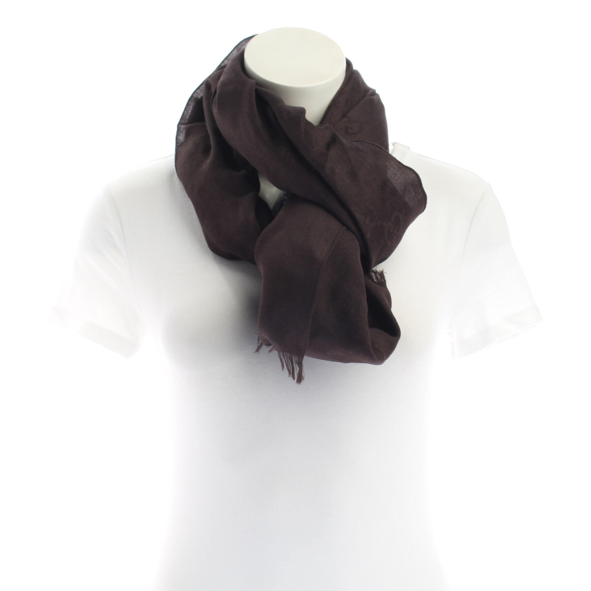 Gucci Scarf & Wrap in One size in Brown, Item view