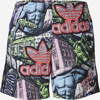 ADIDAS ORIGINALS Bukser 'Adidas x Jeremy Scott' i lyseblå / lysegrøn / lyserød / sort, Produktvisning