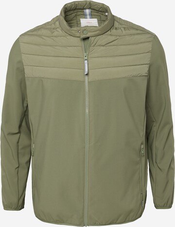 s.Oliver Men Big Sizes Between-Season Jacket in Green: front