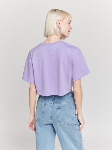 ABOUT YOU x StayKid Shirt 'Eene Meene' in Purple: back