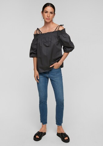 s.Oliver Bluse in Schwarz