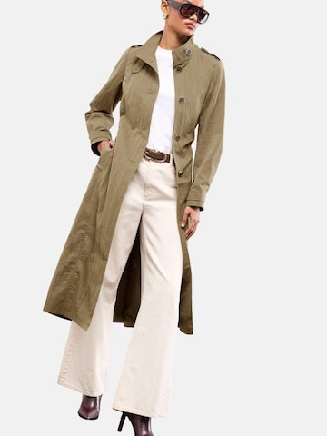 Lipsy Демисезонное пальто в Зеленый: спереди