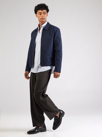 FYNCH-HATTONRegular Fit Košulja 'All Season' - plava boja