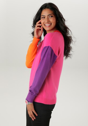 Aniston SELECTED Pullover in Pink