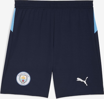 Regular Pantalon de sport 'Manchester City 25/26' PUMA en bleu : devant
