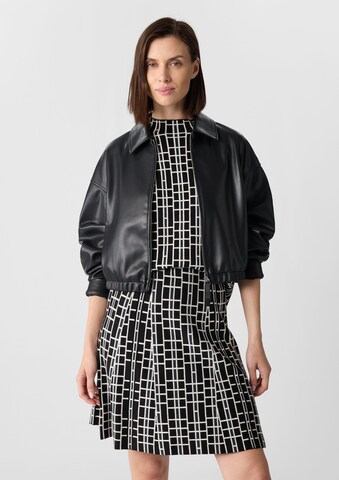 COMMA Between-season jacket in Black: front