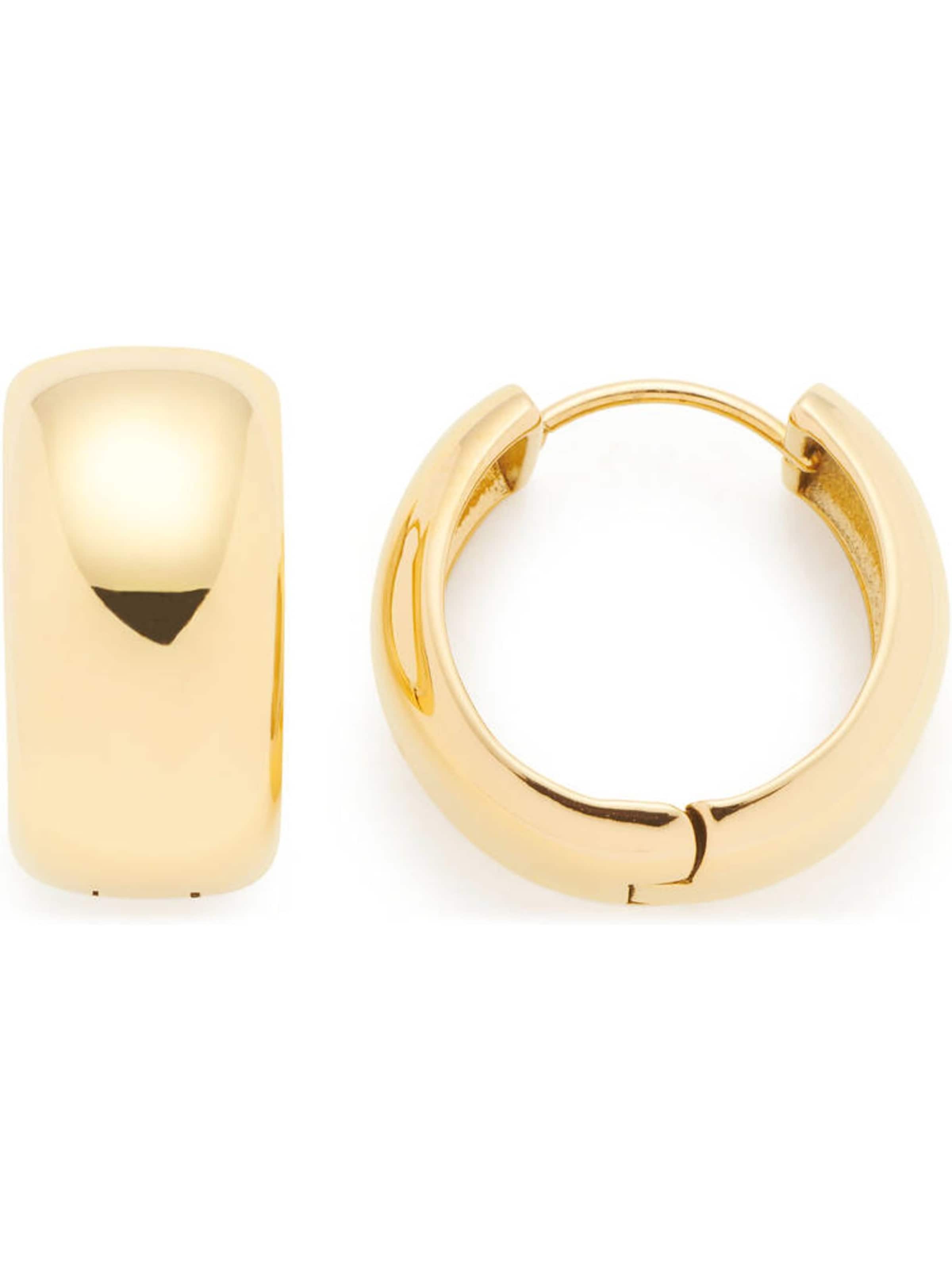 LEONARDO Earrings in Gold: front