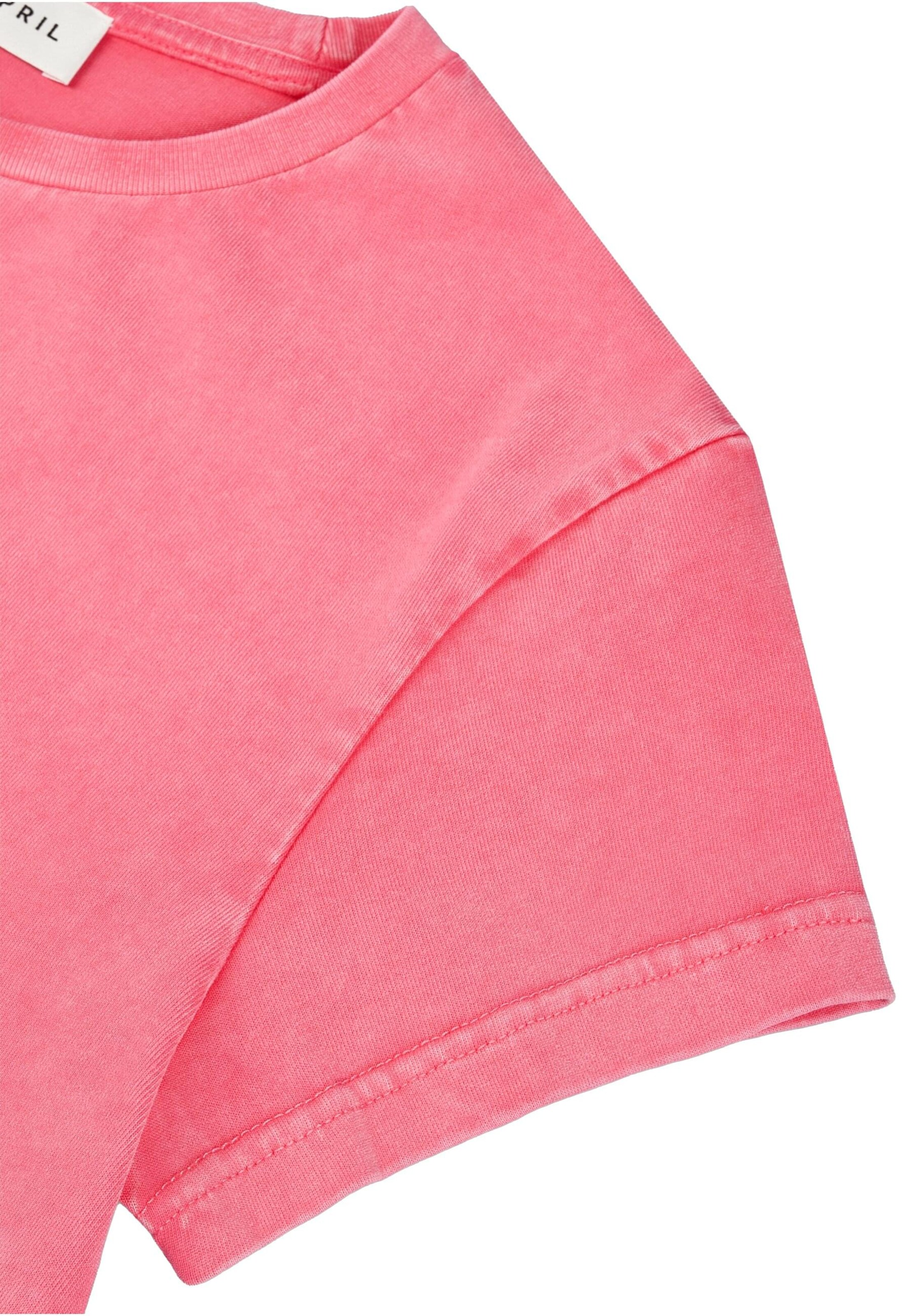 OH APRIL Футболка 'Bloom' в Ярко-розовый