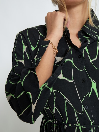 Abito camicia 'Paker' Peppercorn di colore abete / verde chiaro / bianco, Visualizzazione prodotti