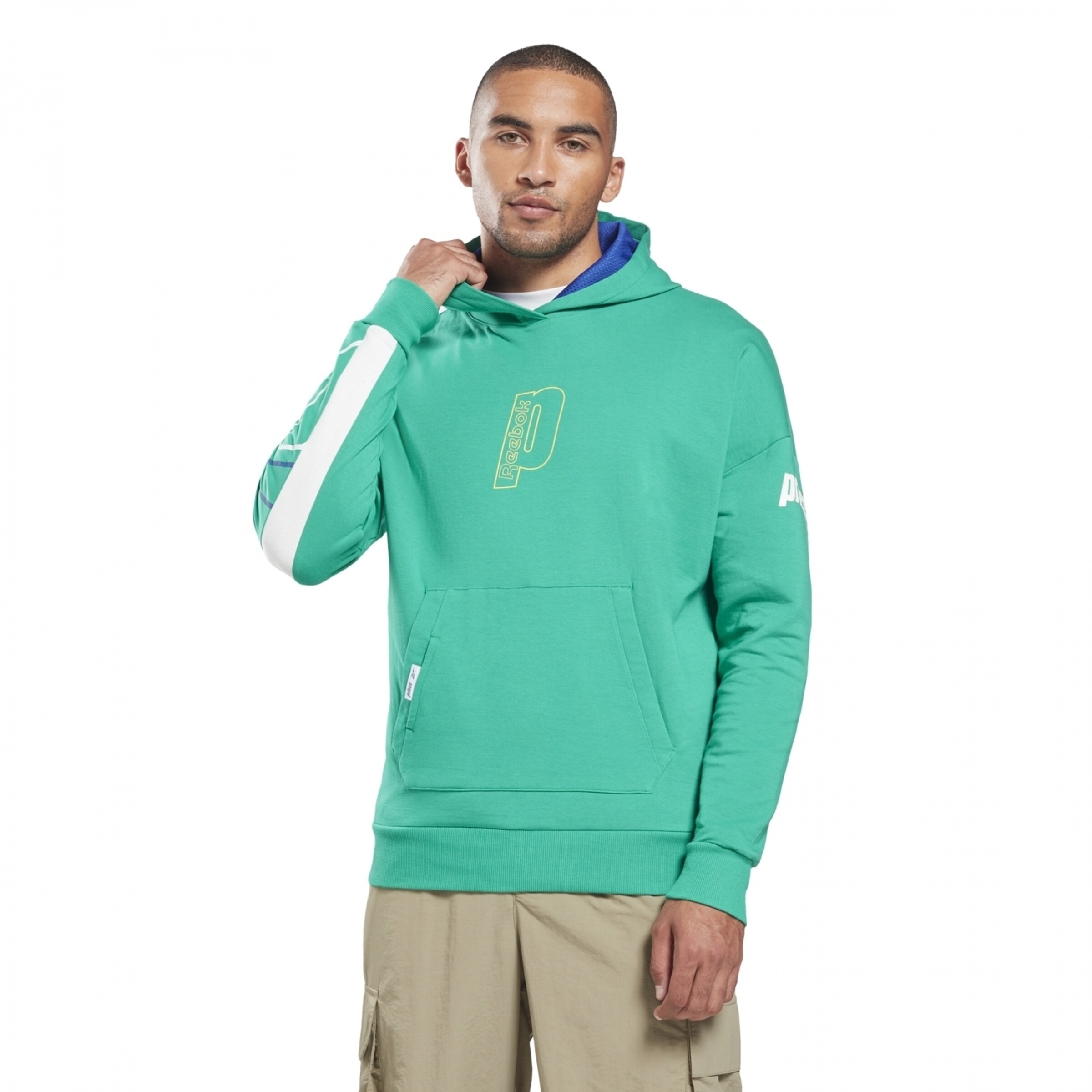 Reebok Sweatshirt 'Prince' in Green: front