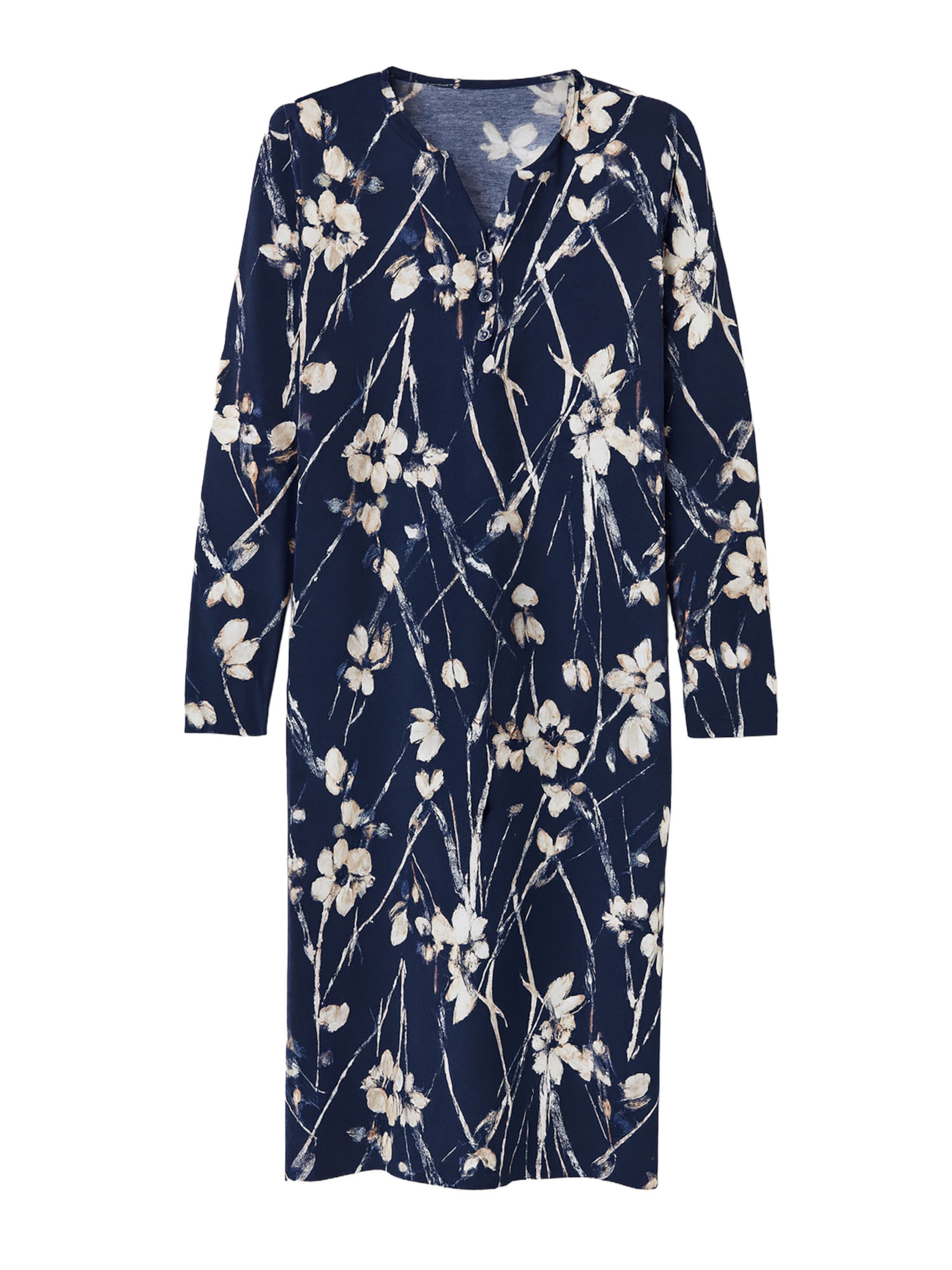 Goldenbay Dress in Beige / Marine blue, Item view